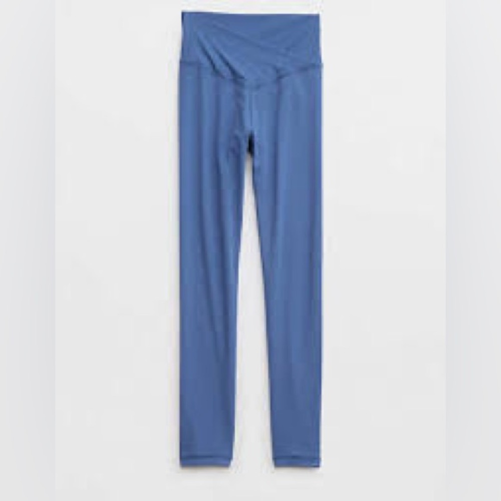 Aerie Crossover Blue Leggings